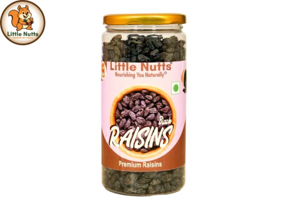 Little Nutts Premium Black Raisins (Kishmish)