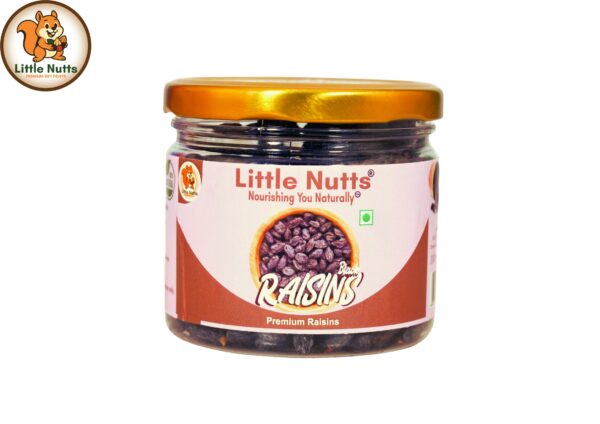 Little Nutts Premium Black Raisins (Kishmish)