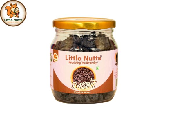 Little Nutts Premium Black Raisins (Kishmish)