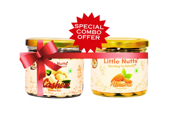 Premium Dryfruits 300gm  Combo Pack - Pack of 2 (Cashew 150g & Almond 150g)