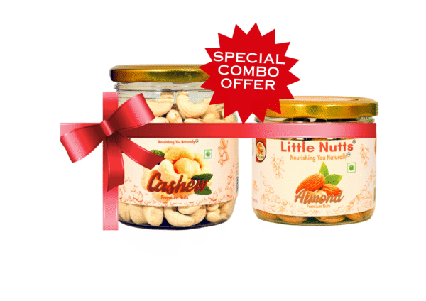 Premium Dryfruits 400gm  Combo Pack - Pack of 2 (Cashew 250g + Almonds150g)