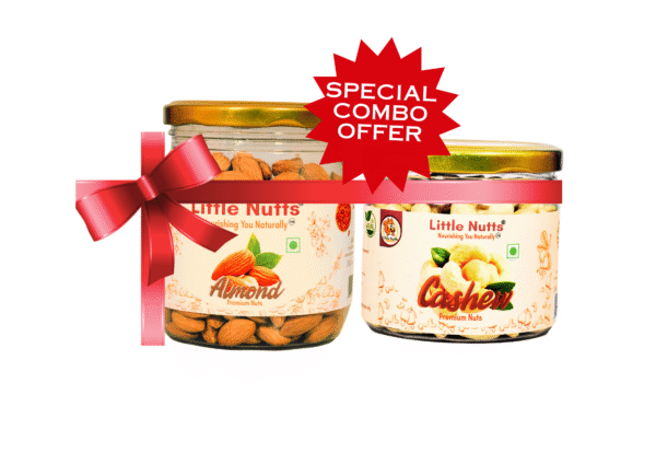 Premium Dryfruits 400gm  Combo Pack - Pack of 2 (Almonds 250g + Cashew 150g)