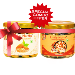 Premium Dryfruits 300gm  Combo Pack - Pack of 2 ( Mix Nuts 150g & Almond 150g)