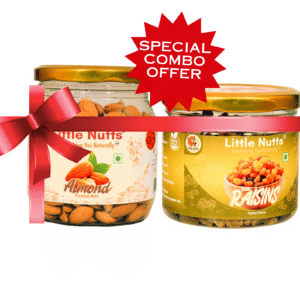Premium Dryfruits 400gm  Combo Pack - Pack of 2 (Almonds 250g + Golden Raisins 150g)