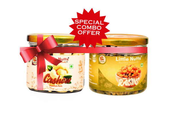 Premium Dryfruits 300gm  Combo Pack - Pack of 2 (Cashew 150g &   Golden Raisins 150g)