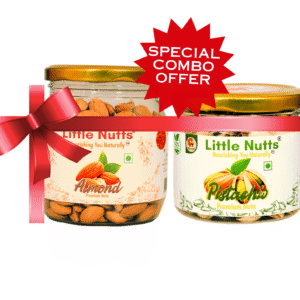 Premium Dryfruits 400gm  Combo Pack - Pack of 2 (Almonds 250g + Pista 150g)
