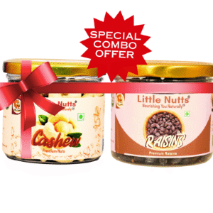 Premium Dryfruits 300gm  Combo Pack - Pack of 2 (Cashew 150g &  Black Raisins 150g)
