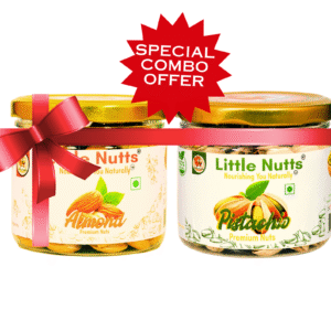 Premium Dryfruits 300gm  Combo Pack - Pack of 2 ( Pista150g & Almond 150g)
