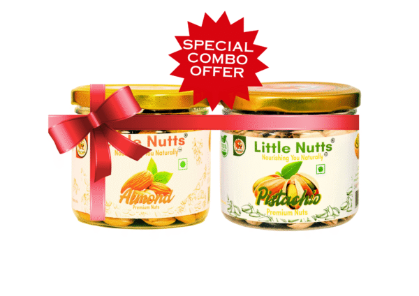 Premium Dryfruits 300gm  Combo Pack - Pack of 2 ( Pista150g & Almond 150g)